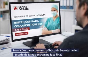 380 vagas; Inscrições para concurso público da Secretaria de Estado de Saúde de Minas entram na fase final