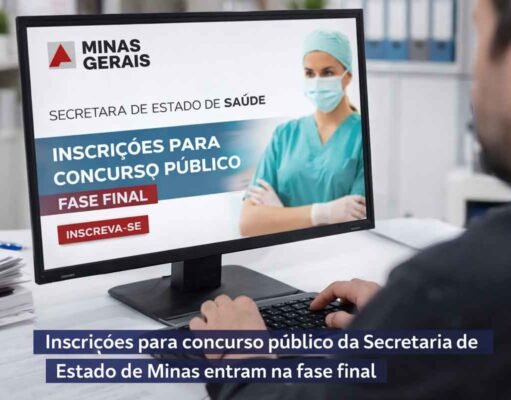 380 vagas; Inscrições para concurso público da Secretaria de Estado de Saúde de Minas entram na fase final