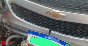 Motociclista fica ferido em colisão com carro no bairro Cruzeiro Celeste, em João Monlevade