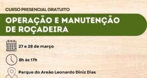 Oportunidade! Prefeitura de João Monlevade oferece curso gratuito de operação e manutenção de roçadeira