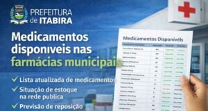 Prefeitura de Itabira divulga lista de medicamentos disponíveis nas farmácias municipais