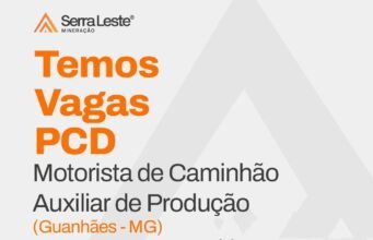 Serra Leste Mineração abre vagas para motorista de caminhão e auxiliar de produção em Guanhães