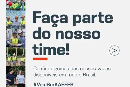 Vagas KAEFER 2026: +80 Oportunidades em Todo Brasil – Cadastre-se Agora