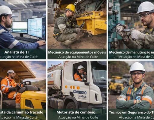 Mineradora abre vagas de emprego em Santa Maria de Itabira; veja como enviar currículo