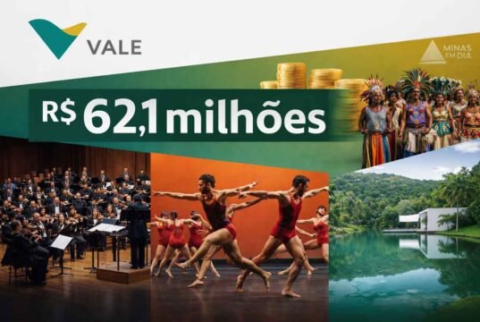 Vale anuncia investimentos de R$ 62,1 milhões em cultura em Minas Gerais para 2026