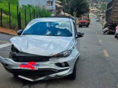 Colisão entre dois veículos deixa três feridas e mobiliza equipes de resgate do Sevor em João Monlevade