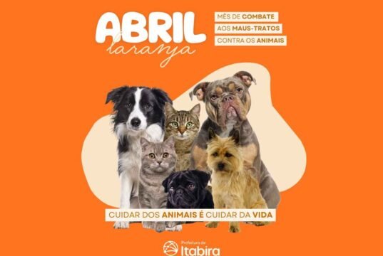 Abril Laranja reforça combate aos maus-tratos animais em Itabira