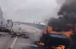 Vídeo; Tragédia na Dutra: explosão de carreta com combustível deixa mortos e interdita rodovia