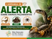 São Gonçalo do Rio Abaixo lança Campanha de Alerta sobre Animais Peçonhentos e orienta população