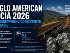 Anglo American registra estabilidade operacional no primeiro trimestre de 2026