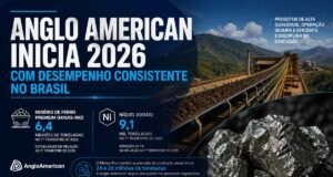 Anglo American registra estabilidade operacional no primeiro trimestre de 2026