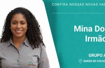 GRUPO AVG abre vagas de emprego em mina de Barão de Cocais