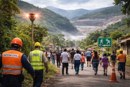 Itabira realiza simulado de emergência com barragens