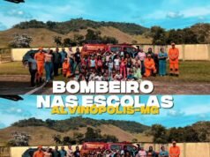 Bombeiros de Alvinópolis levam orientação e prevenção a escolas rurais