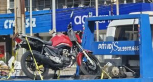 Operação da PM remove motocicletas irregulares em João Monlevade