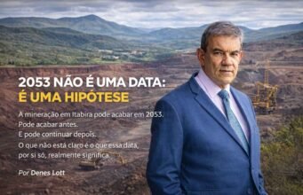 Mineração: 2053 não é uma data, é uma hipótese