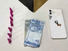 Jovem de 18 anos é preso por tráfico de drogas no bairro Praia, em Itabira