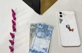 Jovem de 18 anos é preso por tráfico de drogas no bairro Praia, em Itabira