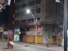 Incêndio atinge lanchonete no Centro de Sete Lagoas; Bombeiros atuam rapidamente