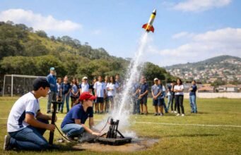 Alunos da rede municipal de Itabira intensificam preparação para Olimpíadas de Astronomia e Foguetes em 2026
