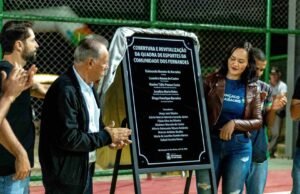 São Gonçalo do Rio Abaixo inaugura quadra coberta nos Fernandes e avança no esporte