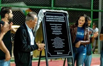 São Gonçalo do Rio Abaixo inaugura quadra coberta nos Fernandes e avança no esporte