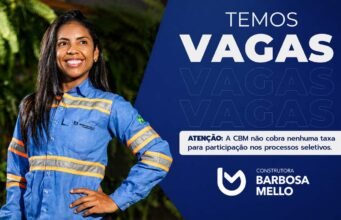 Construtora Barbosa Mello abre vagas de emprego em BH para Estágio, Contábil e Fiscal