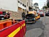 Incêndio destrói Fiat Fiorino no bairro Novo Horizonte, em João Monlevade