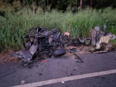 Colisão entre carro e caminhão deixa um morto na LMG-760, em São José do Goiabal