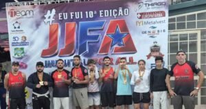 Atletas de São Gonçalo do Rio Abaixo conquistam sete medalhas em torneio de jiu-jitsu em Belo Horizonte