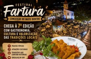 Cultura, gastronomia e saberes locais ganham destaque no Festival Fartura em Conceição do Mato Dentro