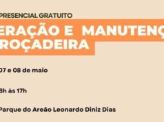Prefeitura de João Monlevade promove curso gratuito de operação e manutenção de roçadeira no Parque do Areão