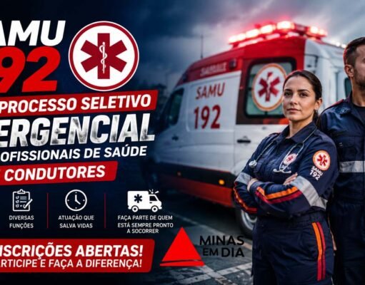 SAMU 192 abre Processo Seletivo Emergencial para Profissionais de Saúde e Condutores