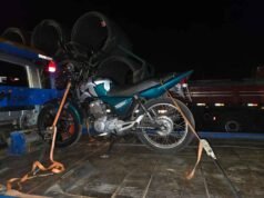Fiscalização de trânsito em João Monlevade resulta na remoção de motocicleta com múltiplas irregularidades