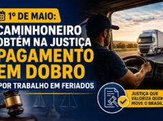 Saiba mais! 1º de maio: caminhoneiro obtém na Justiça pagamento em dobro por trabalho em feriados