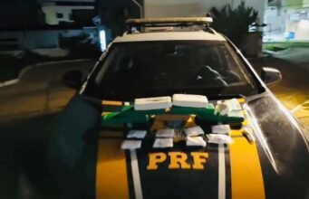 PRF prende idoso com maconha e cocaína na BR-381