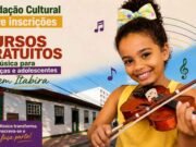 Fundação Cultural abre inscrições para cursos gratuitos de música para crianças e adolescentes em Itabira