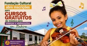 Fundação Cultural abre inscrições para cursos gratuitos de música para crianças e adolescentes em Itabira