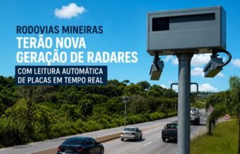 Minas Gerais implanta nova geração de radares inteligentes com leitura de placas em tempo real nas rodovias