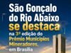 São Gonçalo do Rio Abaixo se destaca na 3ª edição do Prêmio Municípios Mineradores, em Brasília