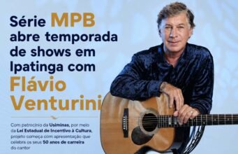 Série MPB abre temporada de shows em Ipatinga com Flávio Venturini