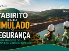 Itabirito realiza simulado de segurança com barragens do complexo Vargem Grande