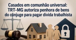Casados em comunhão universal: TRT-MG autoriza penhora de bens do cônjuge para pagar dívida trabalhista